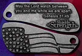Shields of Strength Military-Style Dog Tag Necklaces (Assorted)