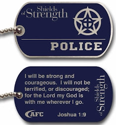 Shields of Strength Military-Style Dog Tag Necklaces (Assorted)