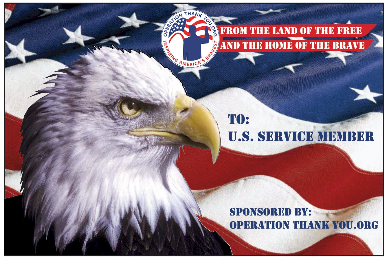 Military Thank You Cards (For Any U.S. Service Member)