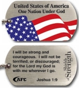 Shields of Strength Military-Style Dog Tag Necklaces (Assorted)