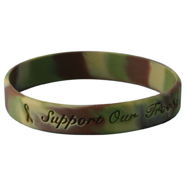 Military & Patriotic Wristbands (Assorted Designs)