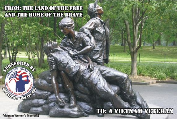 Vietnam Veteran Thank You Cards (Women's Memorial)