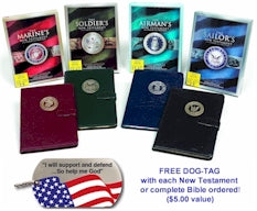 Specialty Bibles (Military, Veterans, First Responders)