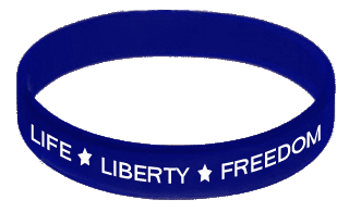 Military & Patriotic Wristbands (Assorted Designs)