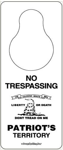 Military & Patriotic "Do Not Disturb" Door Hangers (Assorted)