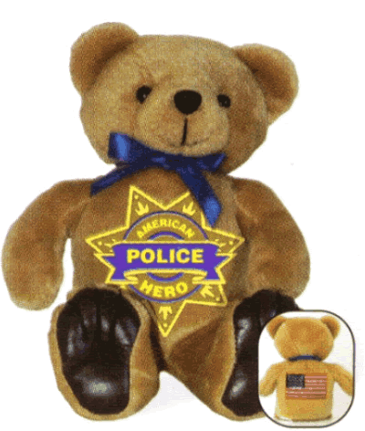 Honor Bear Stuffed Animals for Military, Police Officers, Firefighters