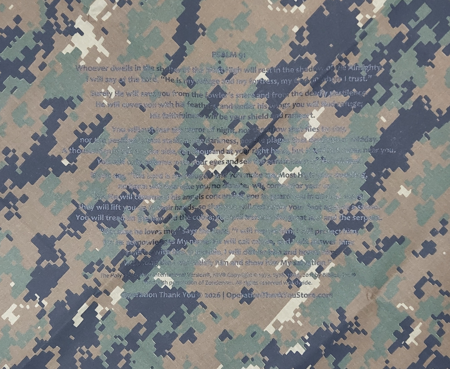 Psalm 91 Bandana (Various Color Patterns)