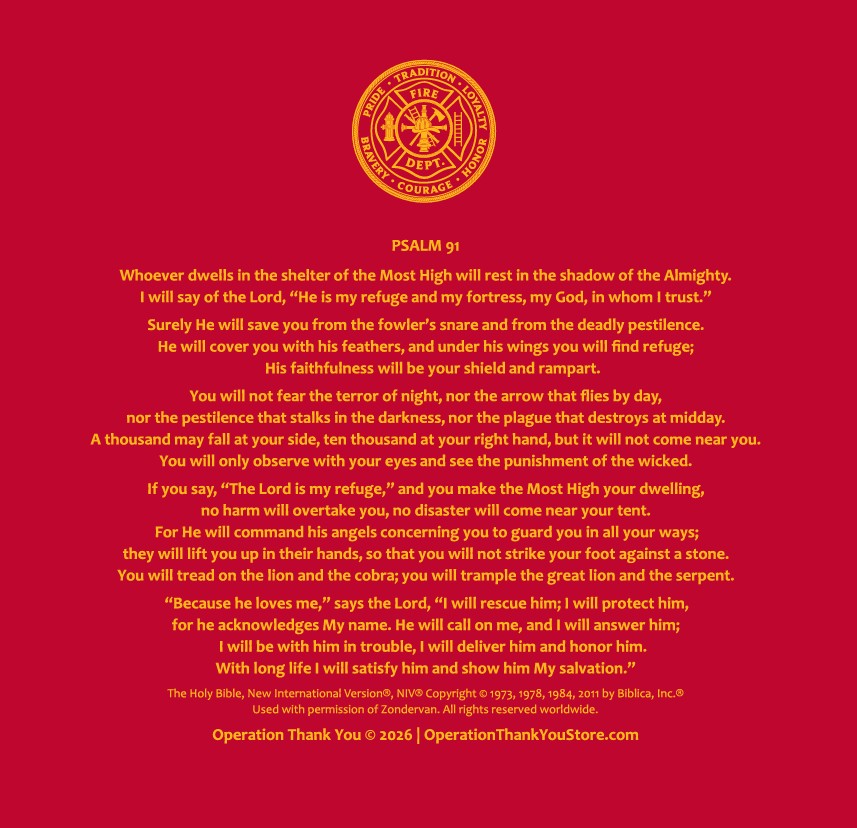 Psalm 91 Bandana (Various Color Patterns)