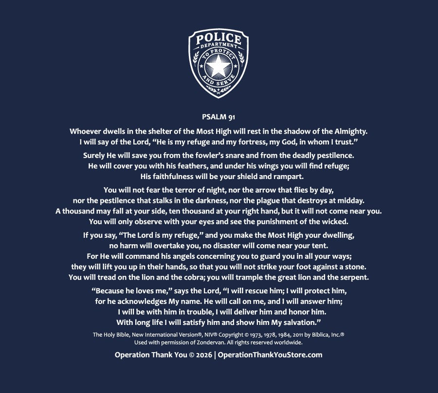 Psalm 91 Bandana (Various Color Patterns)