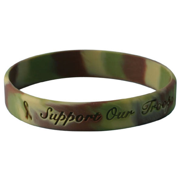 Military & Patriotic Wristbands (Assorted Designs)